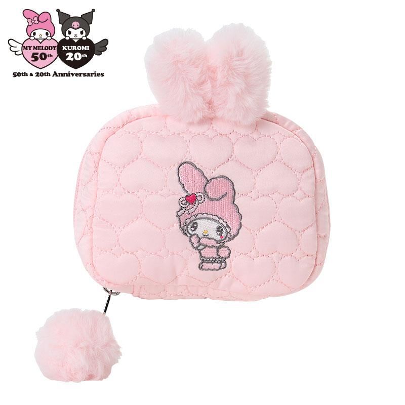 Sanrio|Kuromi & My Melody : Melousa Romiusa Pouch|12×5×10cm approx.
