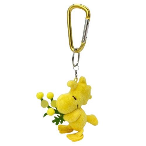 Snoopy|Peanuts Woodstock Mimosa Mascot Holder /Plush Keychain| H8.5 x W4 x D7cm approx.