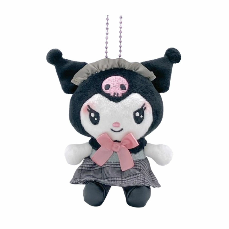 Sanrio|Kuromi 20th Anniversary Nurse Mascot Holder /Plush Keychain|H11 x W10 x D5.5cm approx.