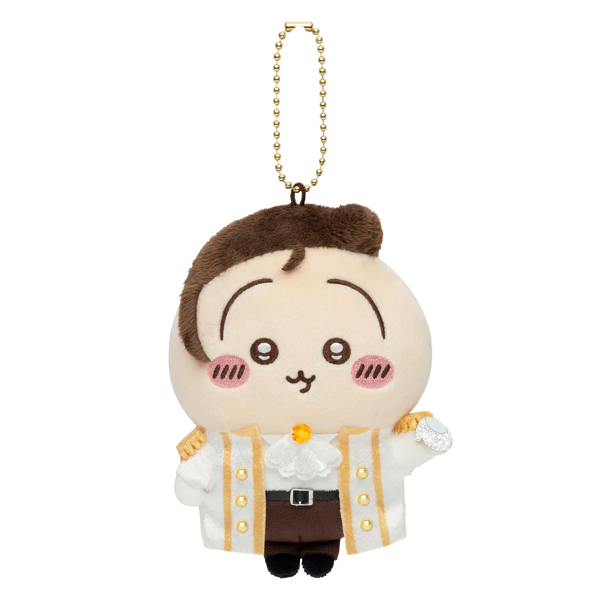 chiikawa|Pu-Wappa Puffy Princess Mascot Holder /Plush Keychain|120×80×60mm approx.