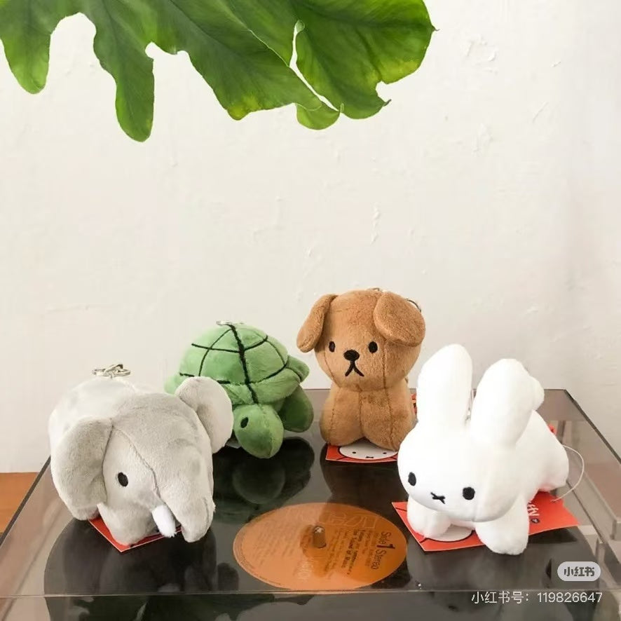 Miffy|Animal Mascot Holder /Plush Keychain|8×10×14cm approx.