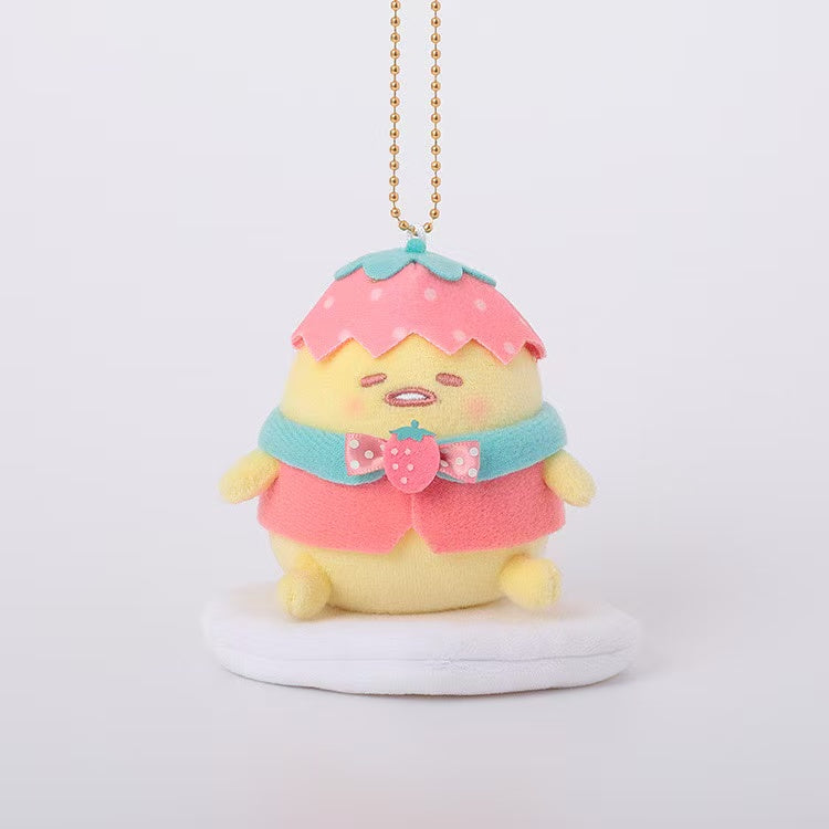 Sanrio|Strawberry Cheek Squishy Mascot Holder /Plush Keychain|Height Approx. 10cm
