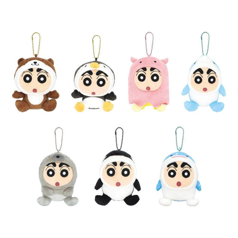 Crayon shin-chan|Aquarium Mascot Holder /Plush Keychain|8.5 x 12.5 x 12.2cm approx.