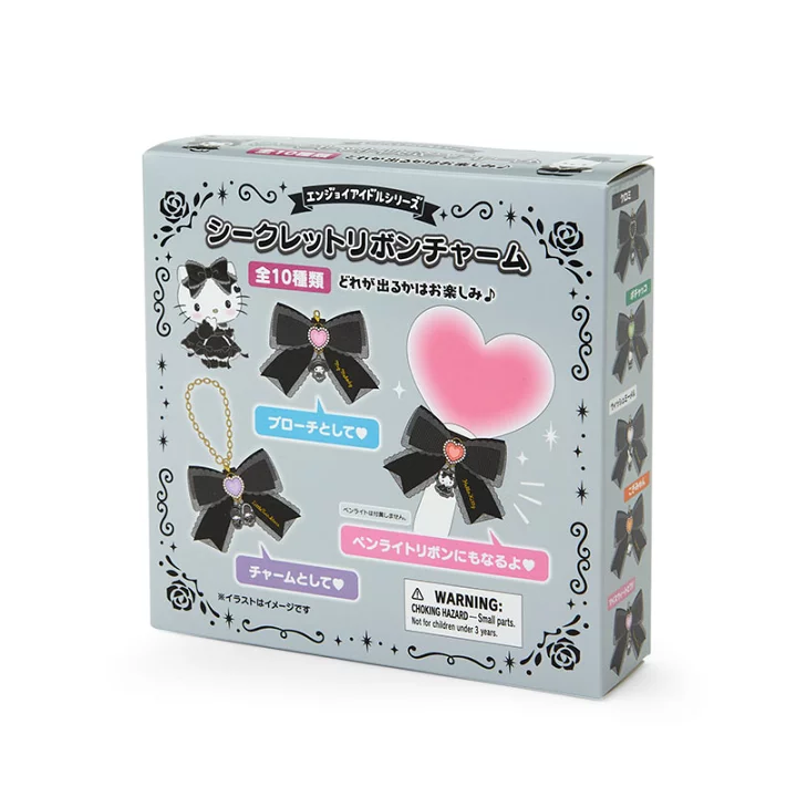 Sanrio|Original Secret Ribbon Charm - Enjoy Idol Gothic Night Party mystery bag/blind box/All 10 types|1pcs