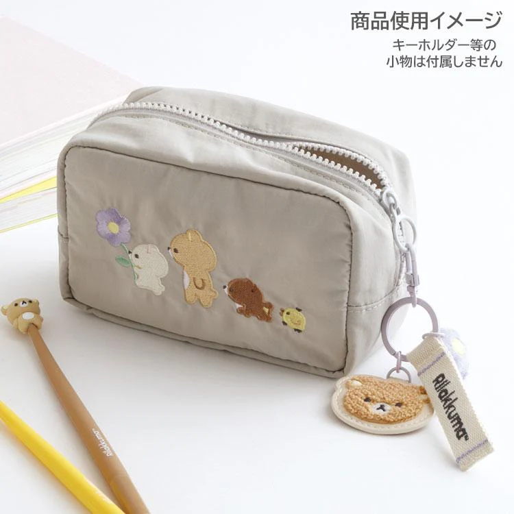 Rilakkuma|Basic Rilakkuma Flower Pouch |100×160×80mm approx.