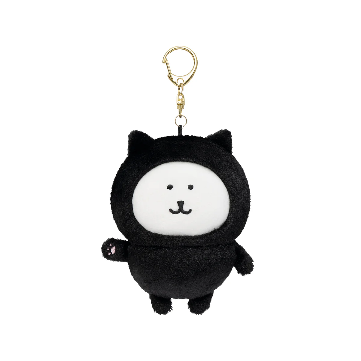 Nagano|Black Cat Bear Mascot Holder /Plush Keychain| 120mm H x 95mm W x 55mm D approx.
