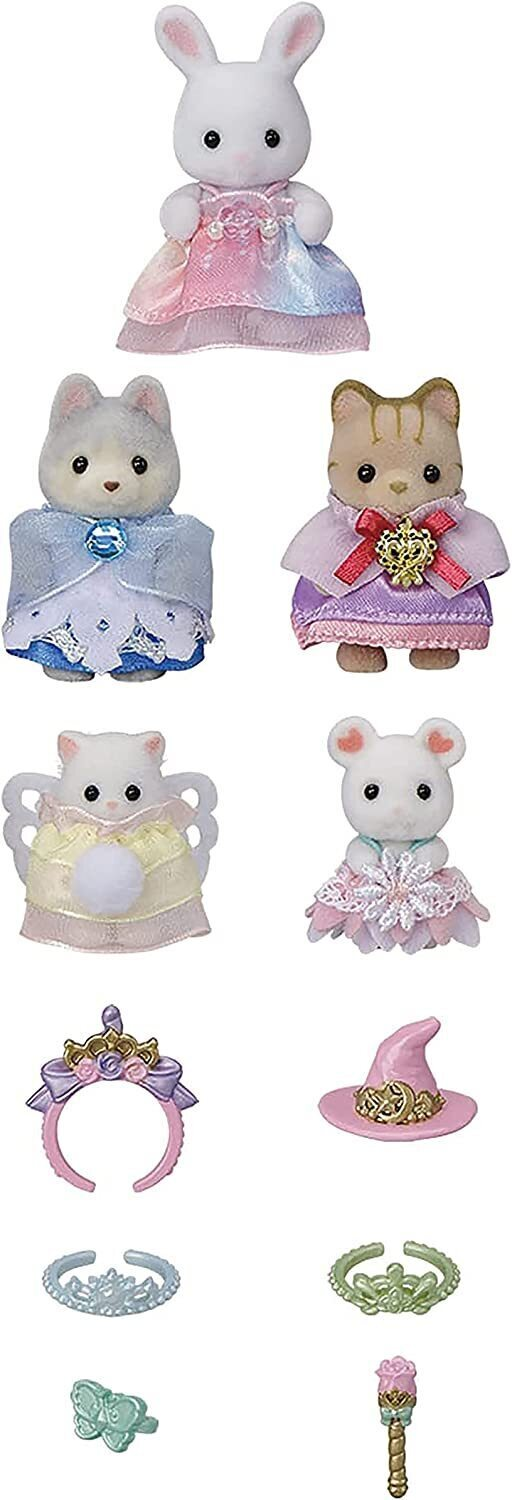 SylvanianFamilies森贝儿家族|Royal Princess Set超豪华皇家公主系列站宝小鼻嘎套组5703