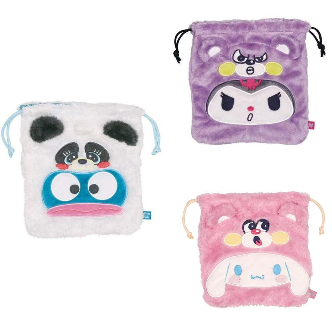 Sanrio|Bear Face Drawstring Bag|90×111×91mm approx.