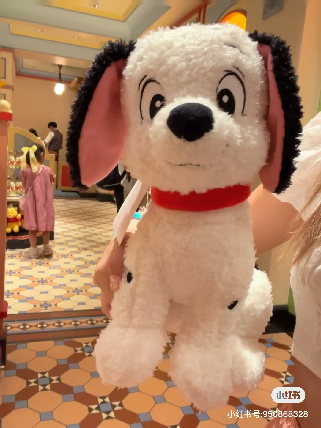 Disney迪士尼|东迪《101忠狗》斑点狗坐姿毛绒玩偶/公仔