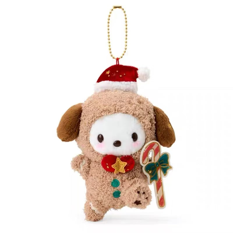 Sanrio|Christmas Mascot Holder /Plush Keychain|13×7×17cm approx.