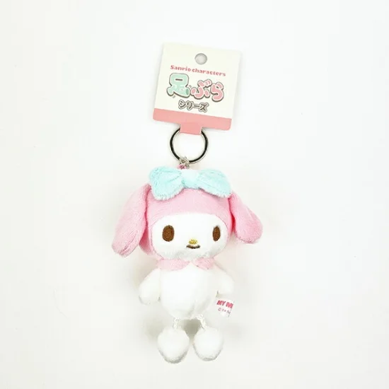 Sanrio|Hanging Legs Series Mascot Holder /Plush Keychain|120x55x48mm approx.