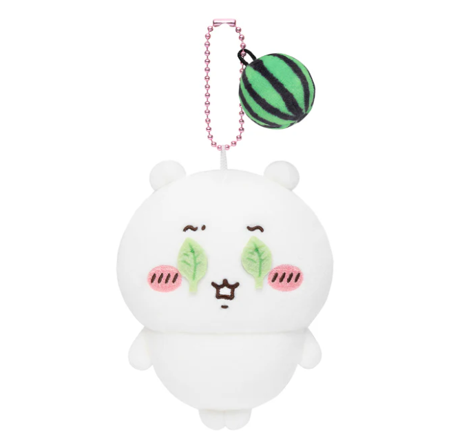 chiikawa|Is this a watermelon smash? Mascot Holder /Plush Keychain|H105 x W85 x D50mm approx.