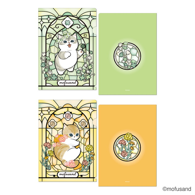 Mofusand|Stained Glass A4 Clear File|310×220mm approx.