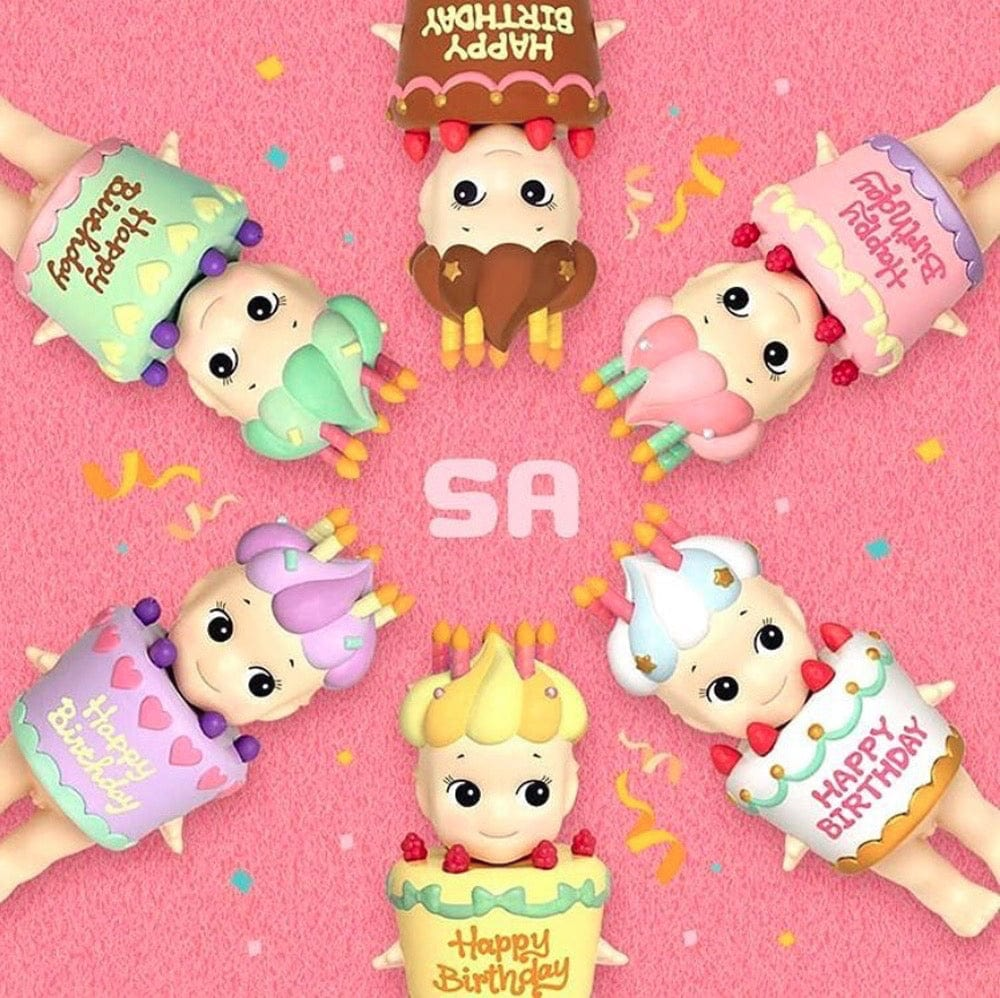 Sonny Angel|Happy Birthday Gift Series Cake mystery bag/blind box/All 6 types|1pcs