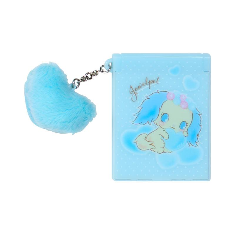 Sanrio三丽鸥|Secret Mini Mirror - Fluffy Heart Blind Box毛茸茸爱心系列平成复古可爱角色折叠随身镜子盲盒/全9种|1枚入