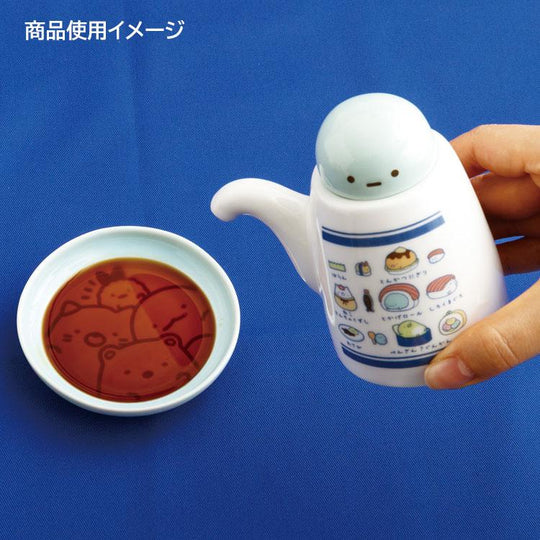 Sumikko gurashi|Anytime Sushi Embossed Soy Sauce Plate|20×Φ90mm approx.