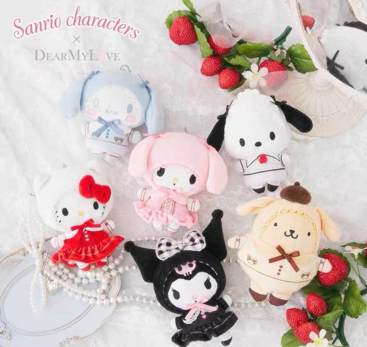 Sanrio|DEAR MY LOVE Mascot Holder /Plush Keychain