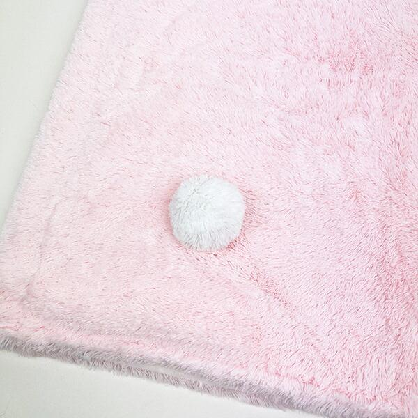 HelloKitty凯蒂猫|Hoodie Hooded Blanket Winter White超可爱软乎乎冬日脸型连帽毛绒保暖毯|约 H70 x W110cm(不含兜帽)