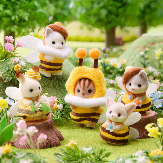 【store available, limit 1】SylvanianFamilies|Gather Baby Doll Set Honeybee Calico Critters