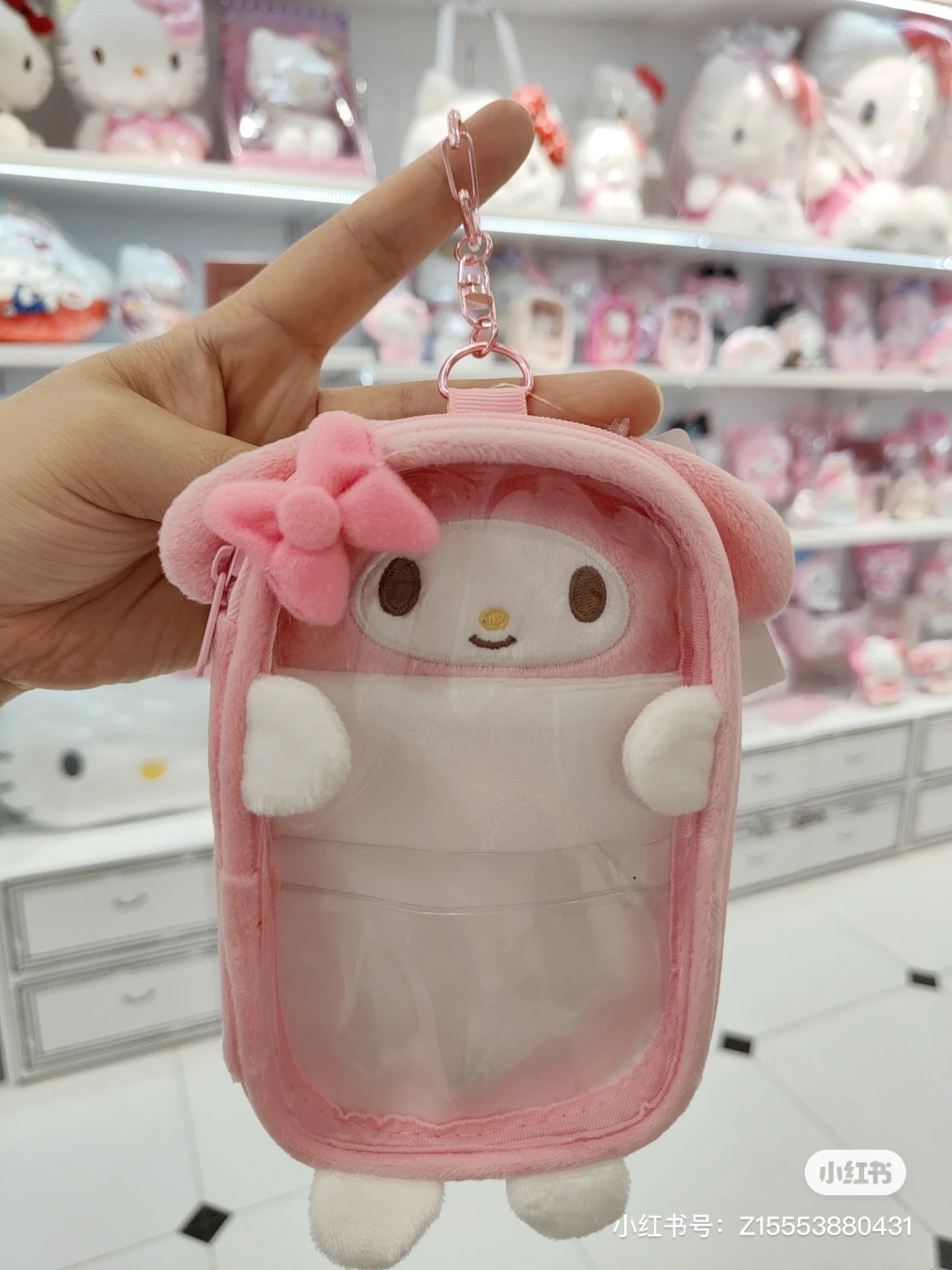 Sanrio|Enjoy Idol Acrylic Stand Holder|11.5×2.5×18cm approx.