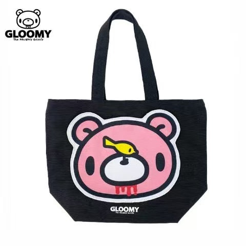 Gloomy Bear|black tote bag