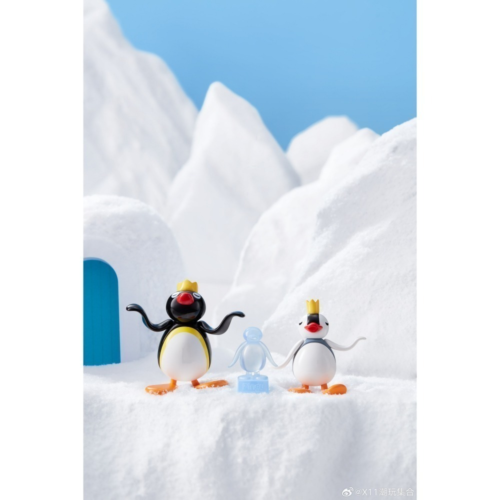 Pingu|Mini Theater Combination Magnetic mystery bag/blind box/All 6 types|1 box a pair