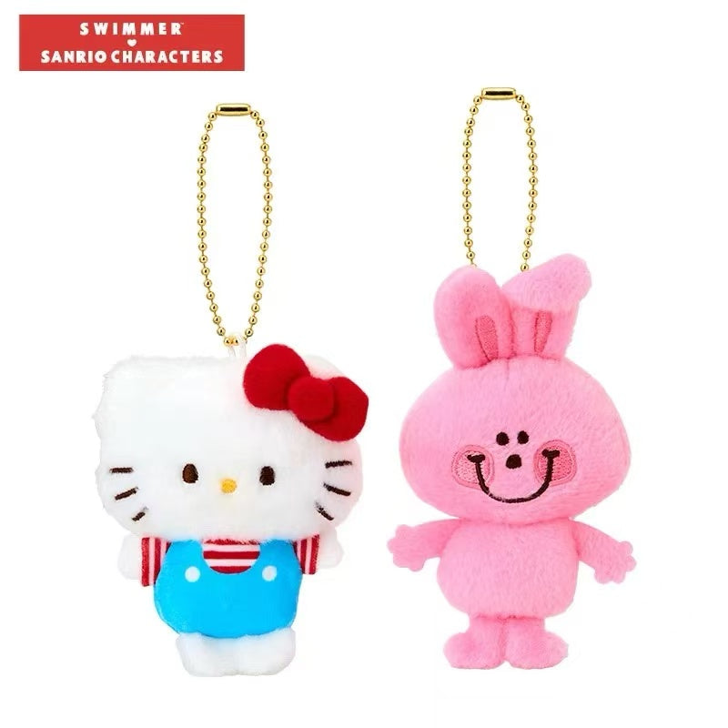 Sanrio|swimmer (2nd Edition) Mascot Holder /Plush Keychain|W6×D3.5×H11cm approx.