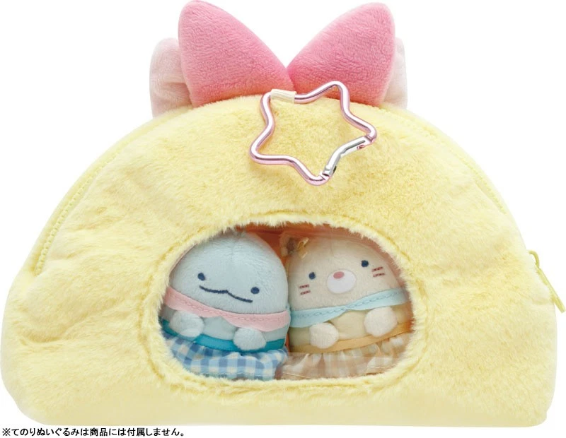 Sumikko gurashi|Dreaming Idol Ebiten no Shippo Plush Pen Pouch with Window|120×185×55mm approx.