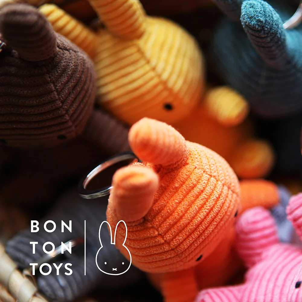 Miffy|ECO Corduroy Mascot Holder /Plush Keychain|10 cm – 4″ approx.