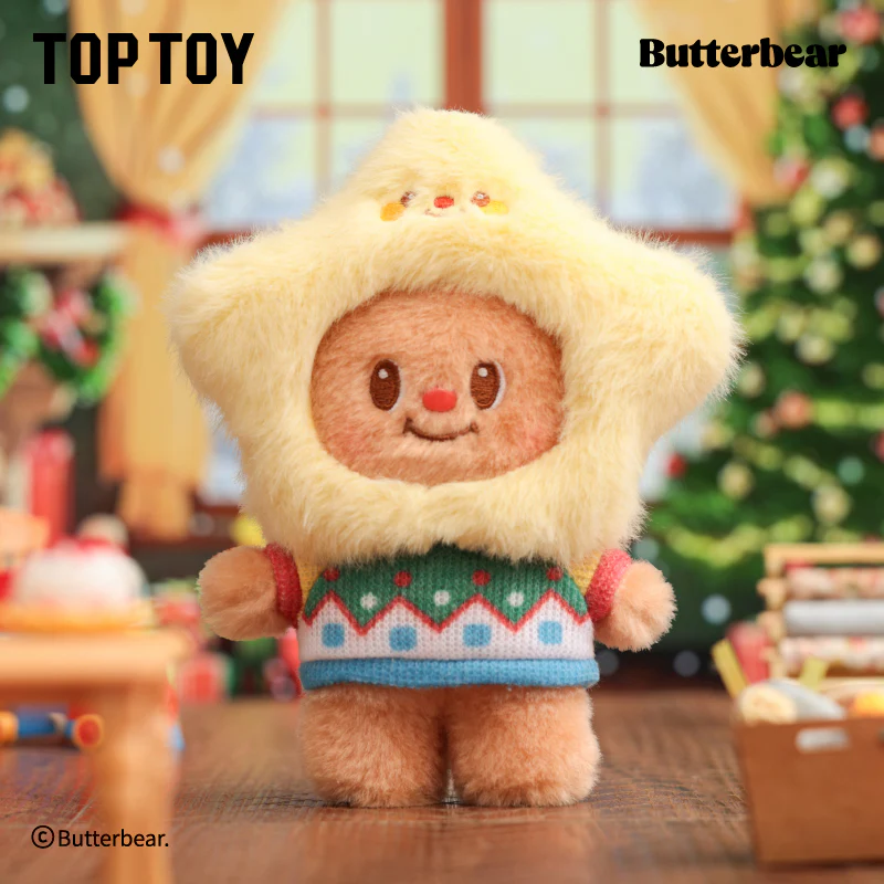 TOPTOY Butterbear Versatile Wardrobe Plush Keychain Series Blind Box