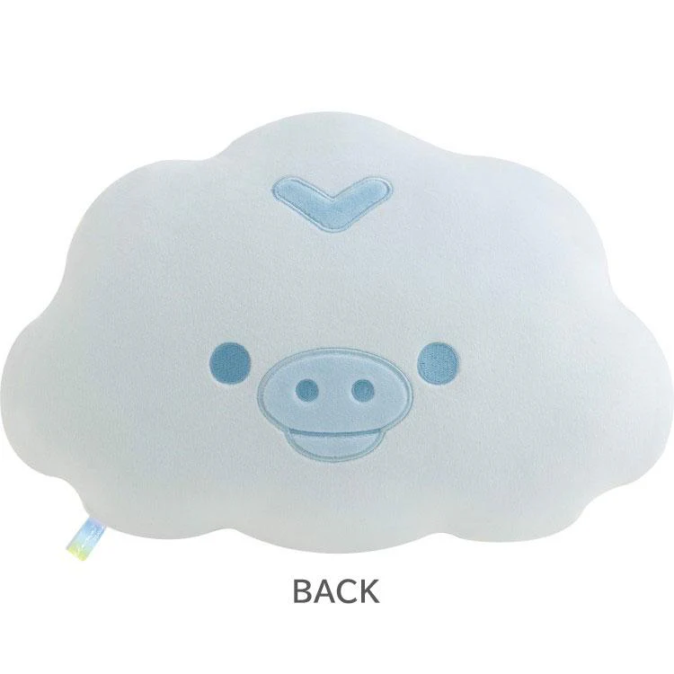 Rilakkuma|Rainy Day to Sunny Cloud Die-cut Cushion/ Kiiroitori & Rilakkuma|250×370×100mm approx.