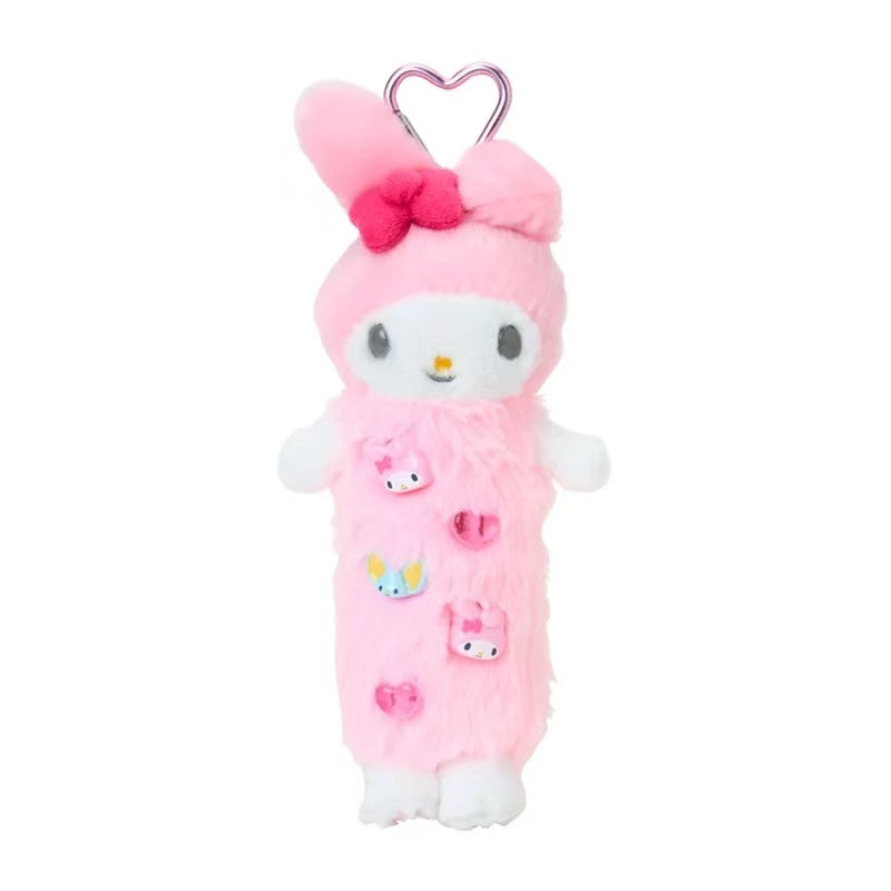 Sanrio|Tokimeki Pop Beads Heisei Retro Y2K Lip Pouch Charm/Plush Keychain|14cm x 5cm x 18cm approx.