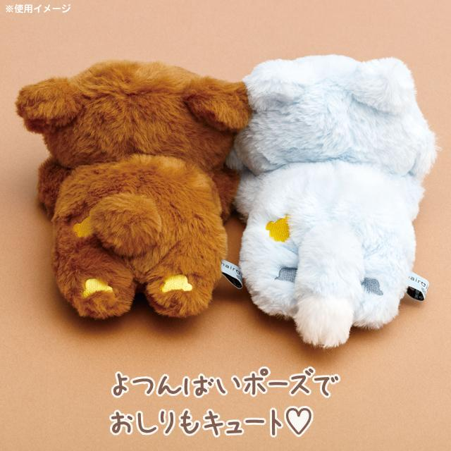 Rilakkuma轻松熊|AoKogu no Otomari - Lap Plush Toy San-X新角色毛绒趴趴玩偶/公仔|约120 x 130 x 190mm