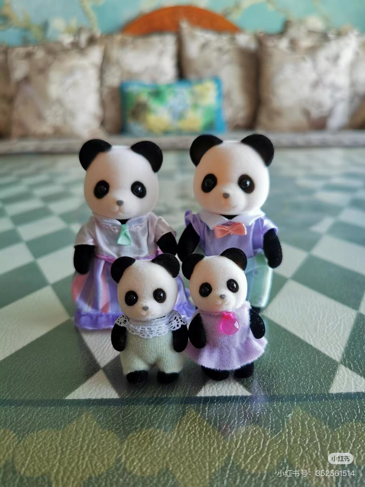 SylvanianFamilies|Pookie Panda Family-5529