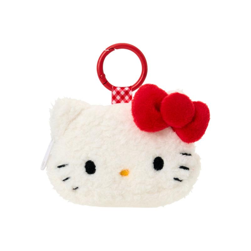 Sanrio|Face-Shaped Mini Pouch with Carabiner|W9.5×D3×H7cm approx.