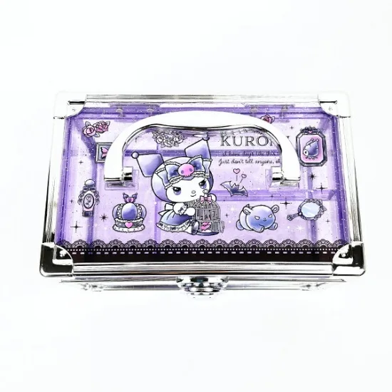 【还有补货】Sanrio|Clear Cosmetic Storage Box Vanity Case|165×90×104mm approx.