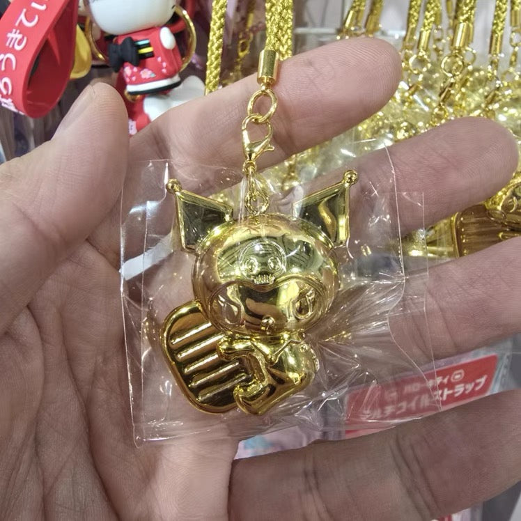 Sanrio|Golden Netsuke Charm| 3.1×2.4×3.9cm approx.