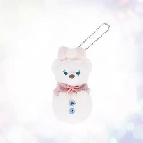Disney|Duffy and friend Winter 2025 snowman Mascot Holder /Plush Keychain