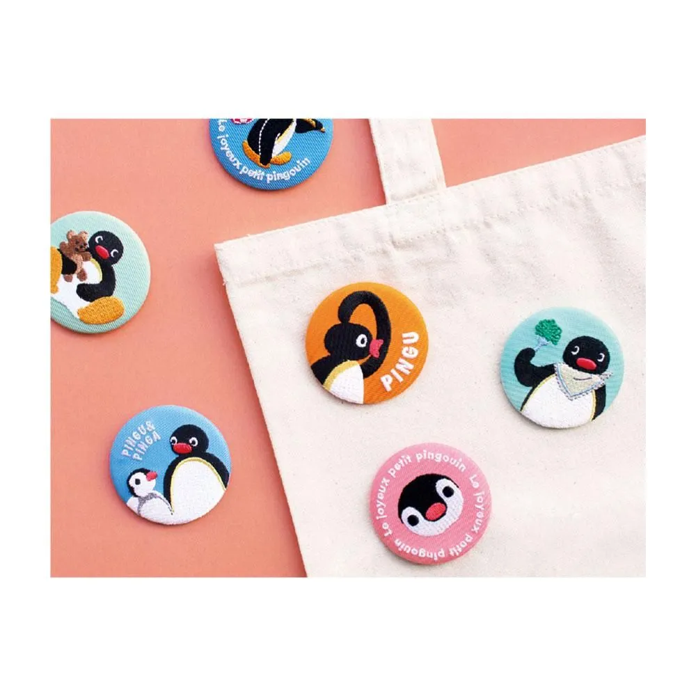 Pingu|embroidered can badge mystery bag/blind box/All 10 types|1pcs