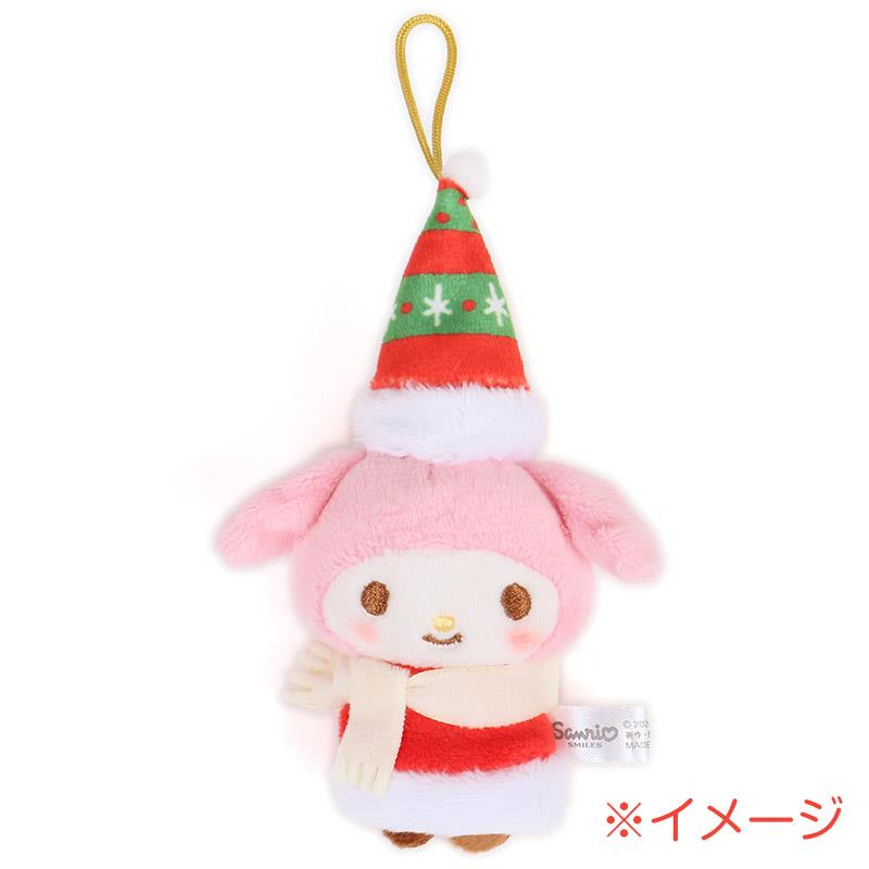Sanrio三丽鸥|Secret Mascot Brooch - Christmas 2024 Blind Box圣诞限定毛绒玩偶挂件胸针盲盒/全8种|1枚入