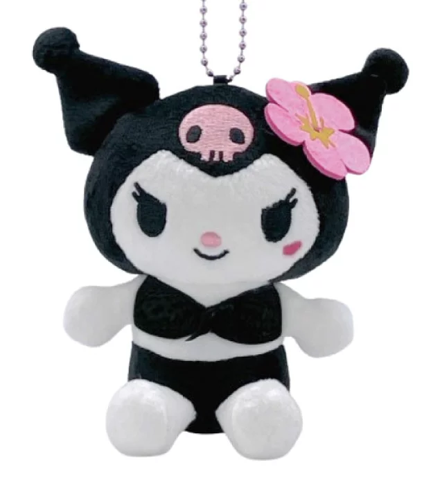 Sanrio|Kuromi 20th Anniversary Nurse Mascot Holder /Plush Keychain|H11 x W10 x D5.5cm approx.