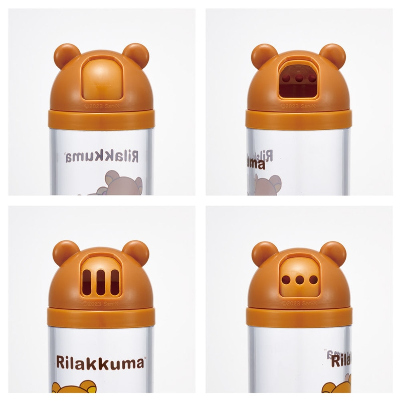 Rilakkuma轻松熊|轻松熊树脂调味罐/调味瓶/3种开口| 约直径64×145.5mm