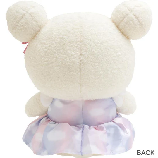Rilakkuma轻松熊|Korilakkuma Plush Doll M Sky Cotton Candy San-X天空白云棉花糖系列毛绒玩偶/公仔|約300×250×180mm