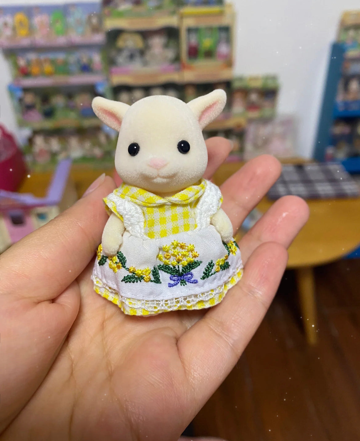 SylvanianFamilies|Mimosa Embroidery Pair Set Calico Critters