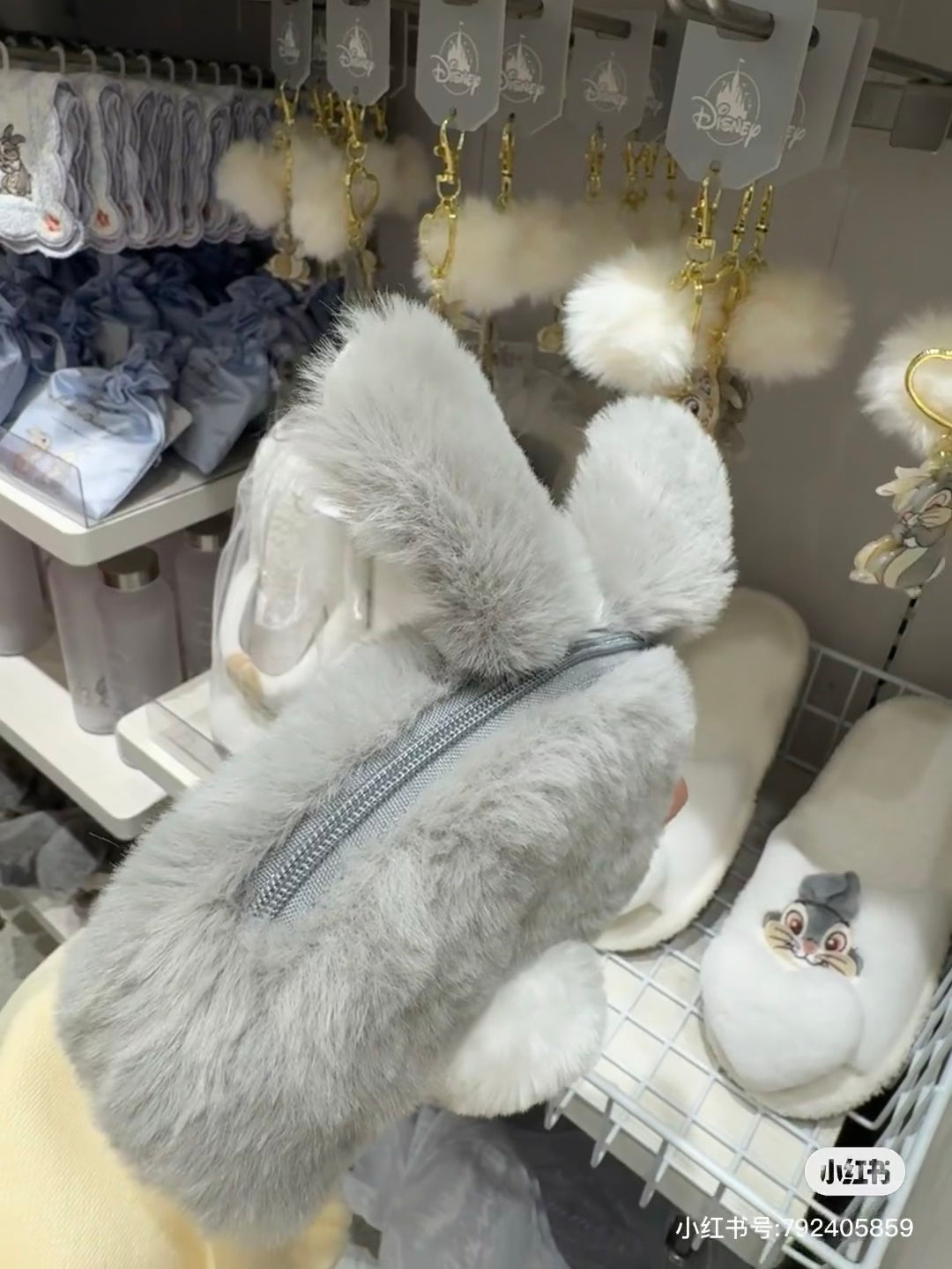 Disney|Thumper Plush Pen Case Pencil Pouch PASTEL BUNNIES|H15×W18.5×D7cm approx.