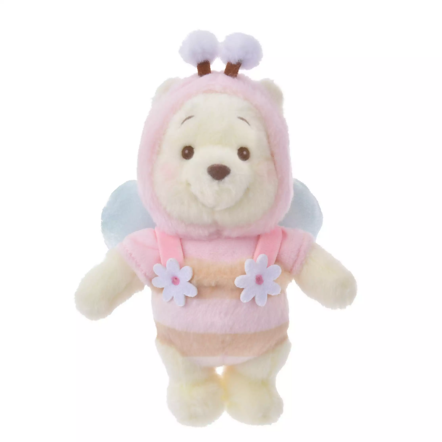 Disney|2024 HONEY DAY 超萌粉嫩蜜蜂噗噗公仔/玩偶/挂件/可脱帽|M約高さ39×幅28×奥行き22cm/挂件約 高さ19×幅13.5×奥行き8cm