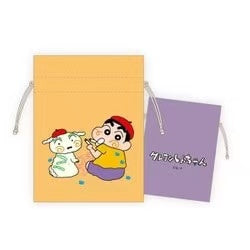 Crayon shin-chan|35th Anniversary Trading Mini Drawstring Bag|W90 x H120mm approx.