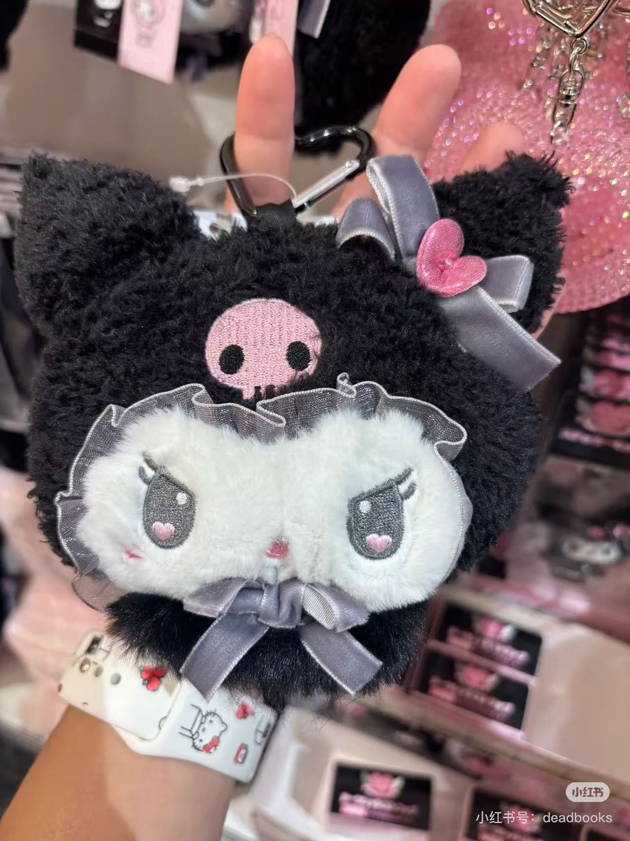 Sanrio|Kuromi & My Melody : Melousa Romiusa Mini Pouch|13×4×13.5cm approx.