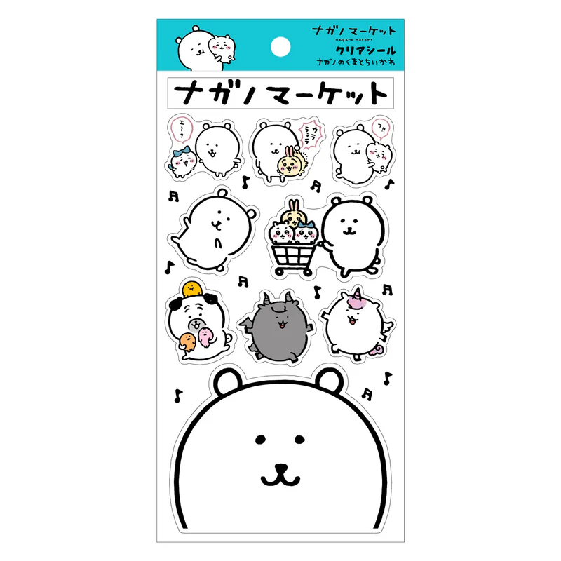 Chiikawa|Nagano Market Clear Seal|H190×W90mm approx.