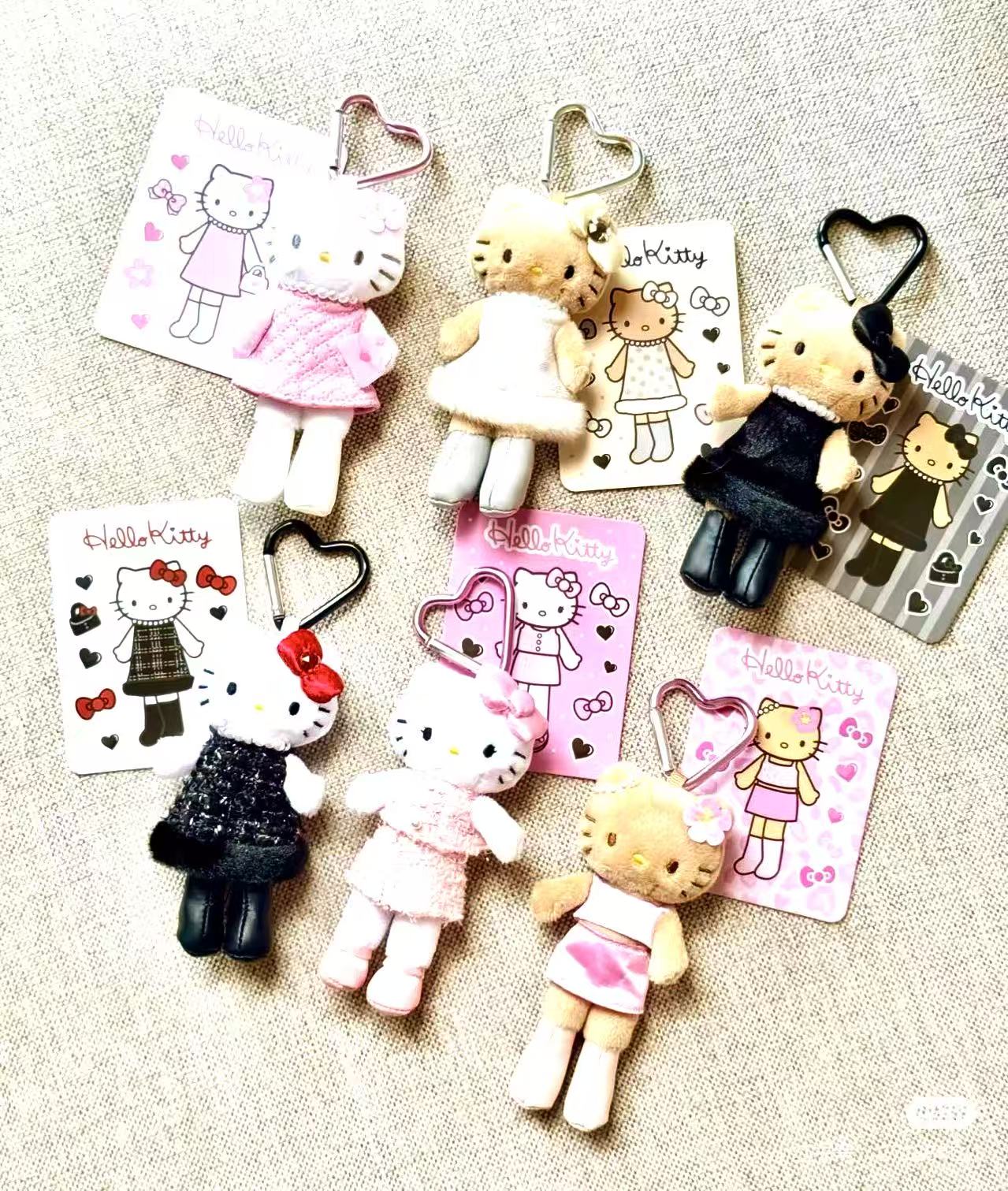 Sanrio|Hello Kitty Long legs Mini Style Plush Keychain mystery bag/blind box/All 8 types|1pcs